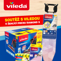 Nakupte zboží Vileda nad 499 Kč a&nbsp;vyhrajte žehlicí prkno Diamond 5