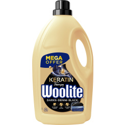 Woolite Keratin Therapy Darks Denim Black prací gel, 4,5 l, 75 dávek
