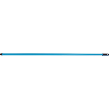 Spokar hůl ke smetáku kovová, jemný závit, plastový potah, 120 cm