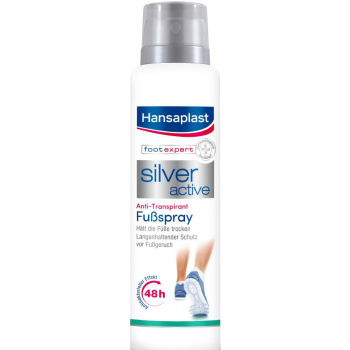 Hansaplast Silver Active, sprej na nohy, 150 ml