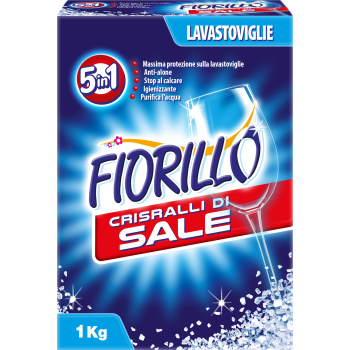 Fiorillo Hrubozrnná sůl do myčky nádobí, 1 kg