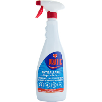 Pratic Anticalcare na koupelny, sprchové kouty a vodní kámen, 750 ml