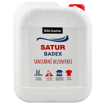 Satur Badex bělící a&nbsp;dezinfekční přípravek 5 l