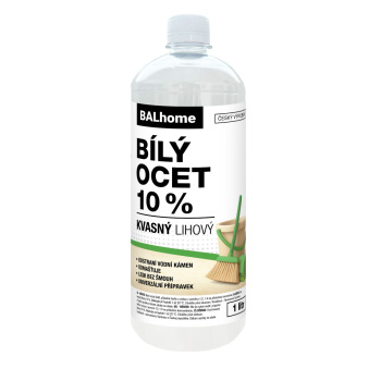 BALHOME bílý ocet na úklid 10% 1 l