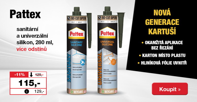 Pattex&nbsp;silikony.